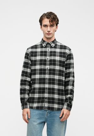 CHECK SHIRT - Krekls - black