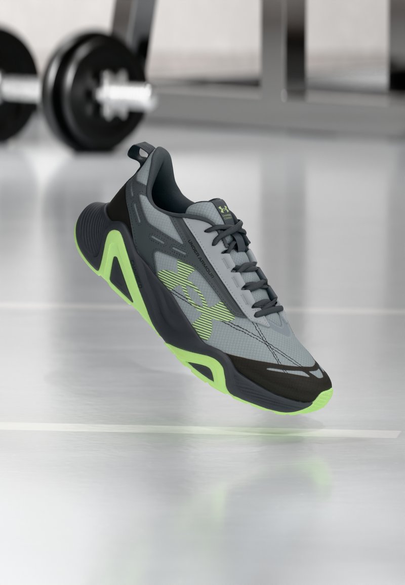Under Armour CHARGED COMMIT 5 - Tenisice za trening - mod gray ...