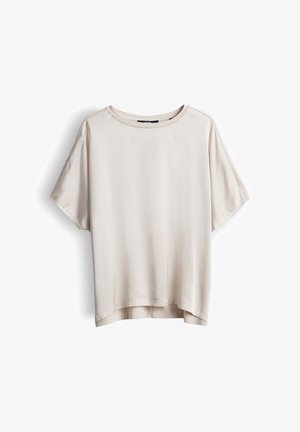 someday., OVERSIZED BOAT NECK - T-shirt basic - natural glaze