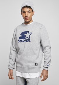 Starter - LOGO CREWNECK - Sportinis megztinis - heathergrey Miniatiūros vaizdas 1