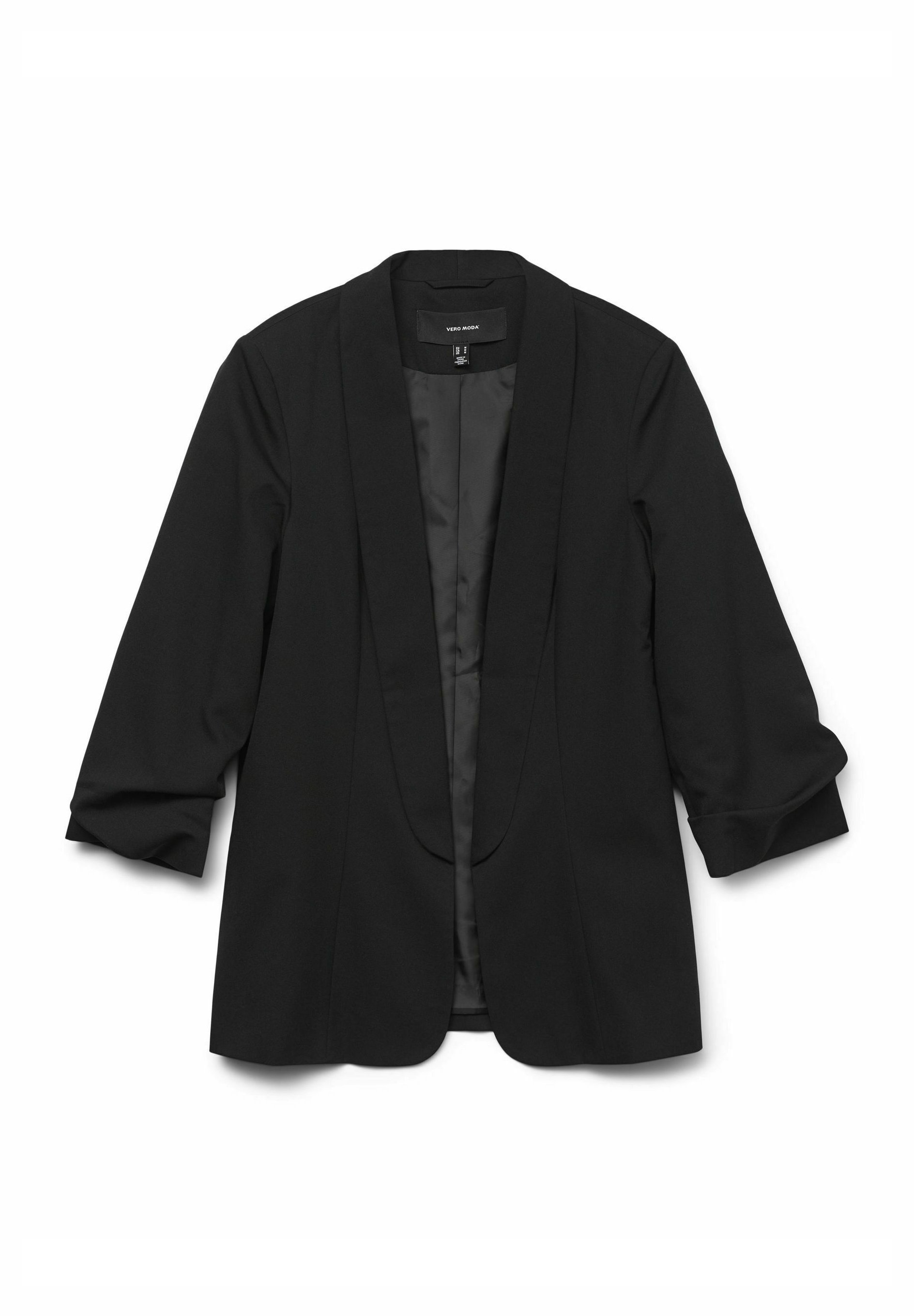 Blazer Femme VERO MODA Ajusté – Noir Avec Doublure Léopard – Coupe Moderne Pour Bureau Ou Soirée - 2