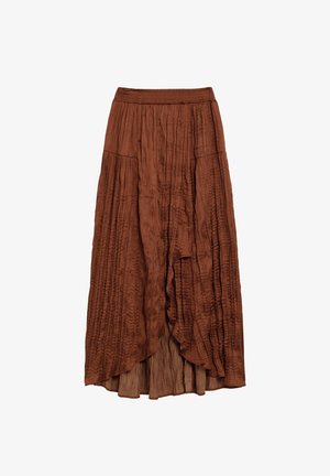 Scalpers, SCALPERS SCASYWRINKLESAT SKIRT - A-line skirt - terracotta