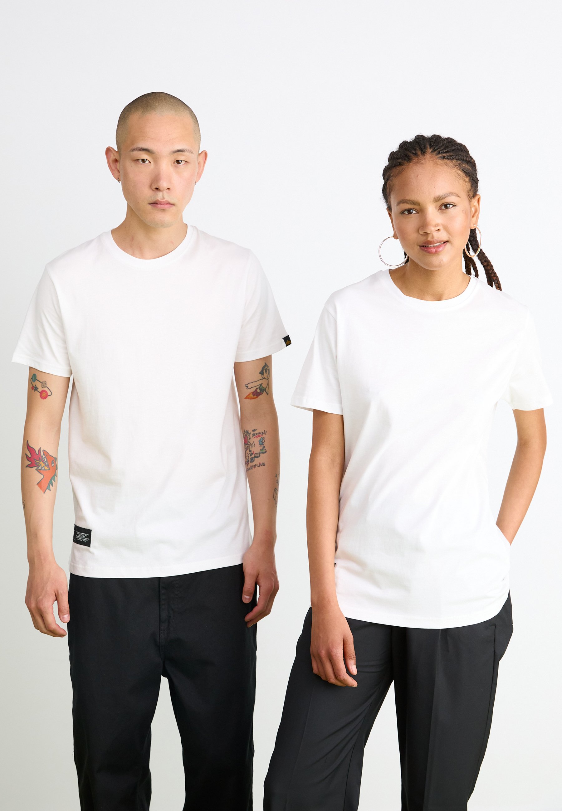 Alpha Signature T-Shirt | light olive | S | 266554-82-S