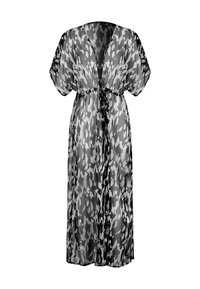 Cupshe LEOPARD PRINT SWIM COVER UP KIMONO - Accessoire de plage - black