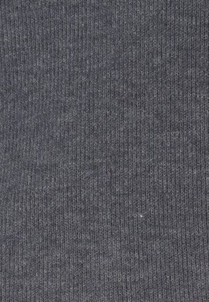 Tissu gris foncé à rayures, avec une surface texturée. Présente de fines lignes verticales et un aspect doux, légèrement duveteux.