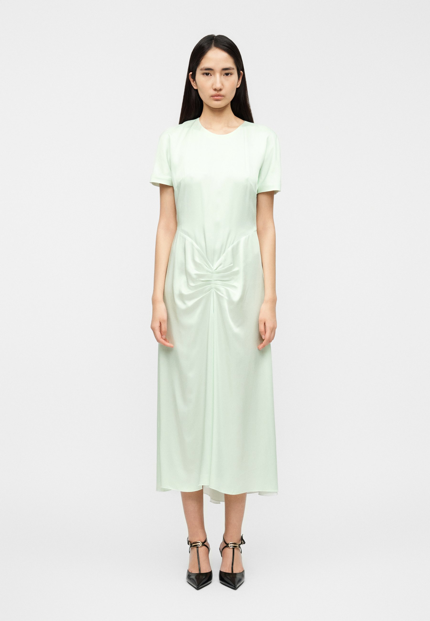 Victoria Beckham GATHERED DETAIL DRESS - Day dress - aloe/light green -  Zalando.ie