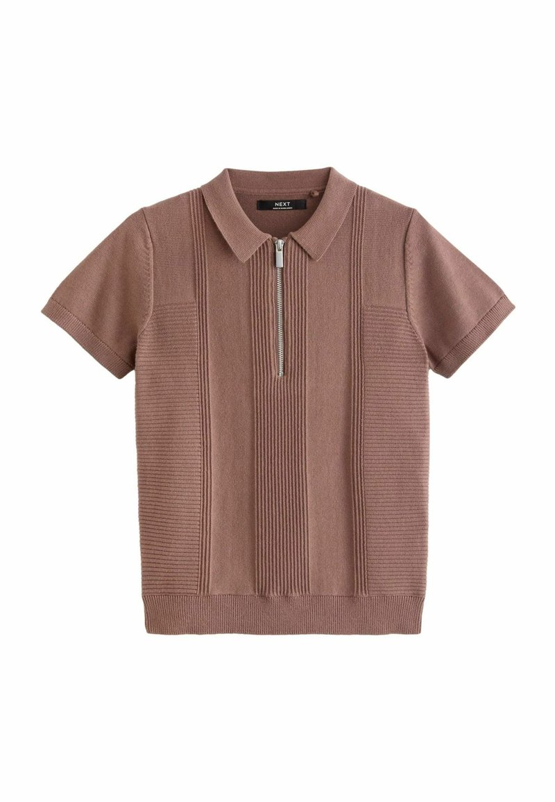 Next SHORT SLEEVE REGULAR FIT - Pólóing - berry red