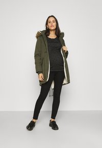 LOVE2WAIT NURSING CROCHET - Camisola - anthracite