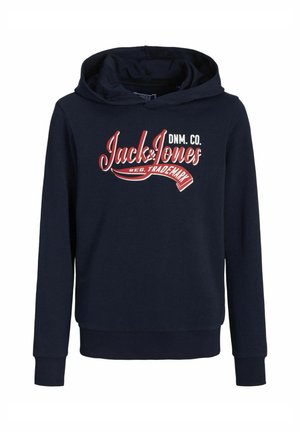 GEDRUCKT MINI - Jersey con capucha - navy blazer