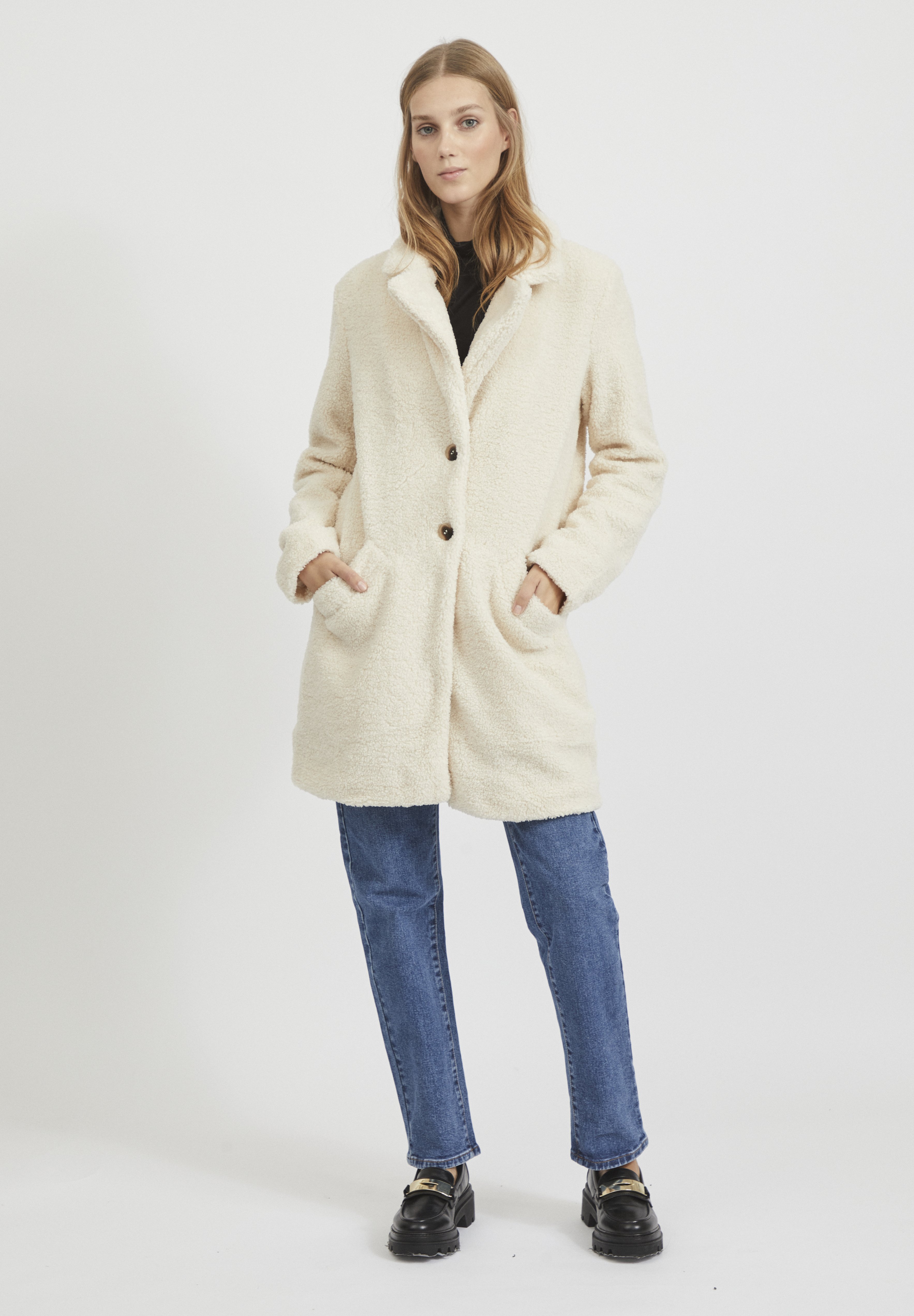 Vila viliosi teddy coat Clearance