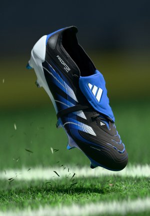 PREDATOR ELITE FOLD-OVER TONGUE SOFT GROUND FOOTBALL BOOTS - Kopačky na měkký povrch - core black/footwear white/glory blue
