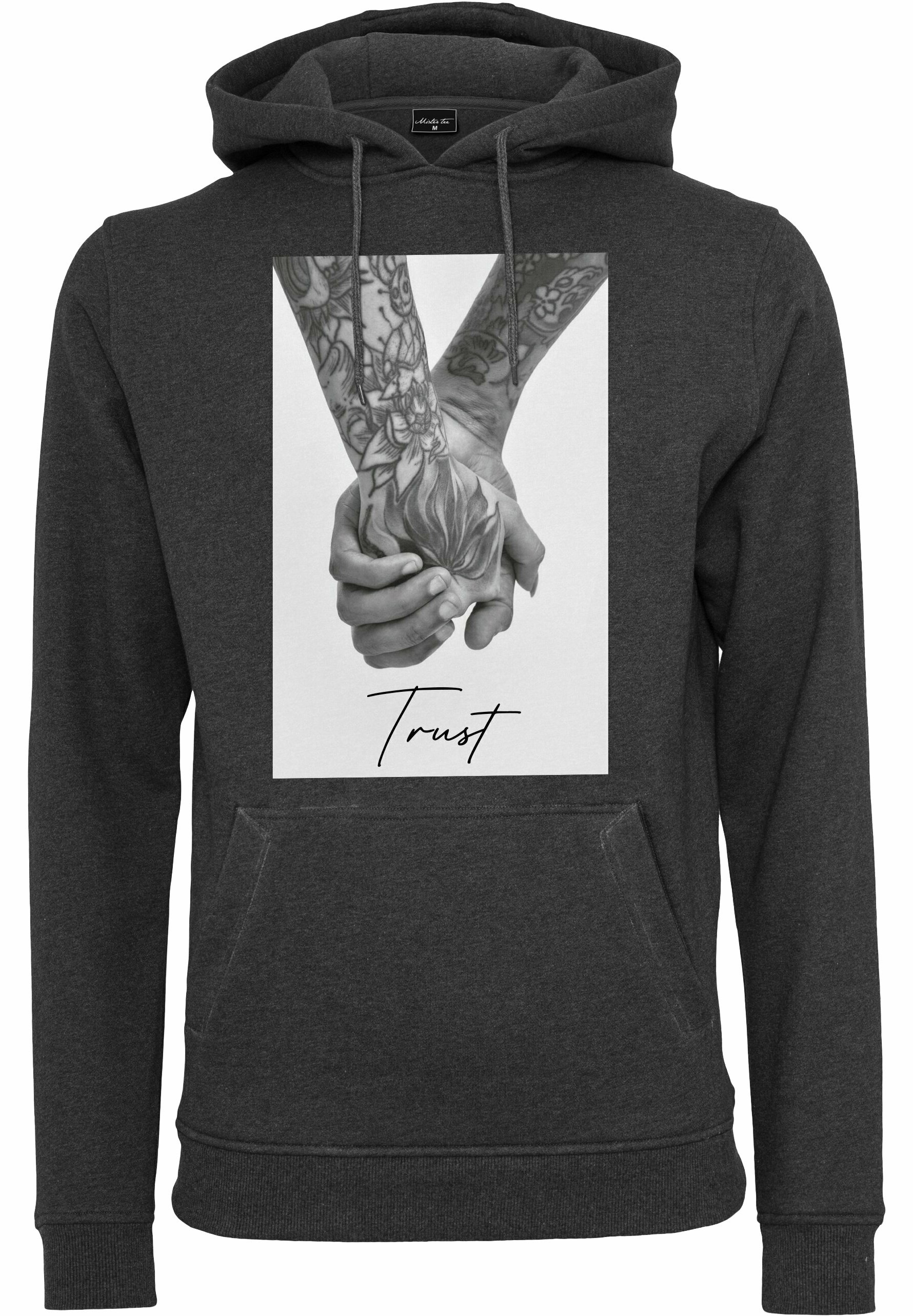Mister Tee TRUST Hoodie charcoal/black