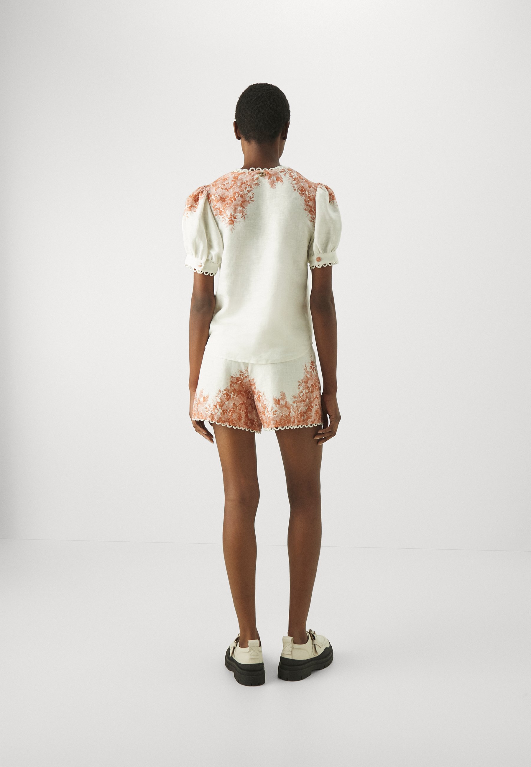 ショートパンツ TWINSET SHORTS NEVE TWINSET Shorts - grigio melange/gessato neve/grijs - Zalando.be