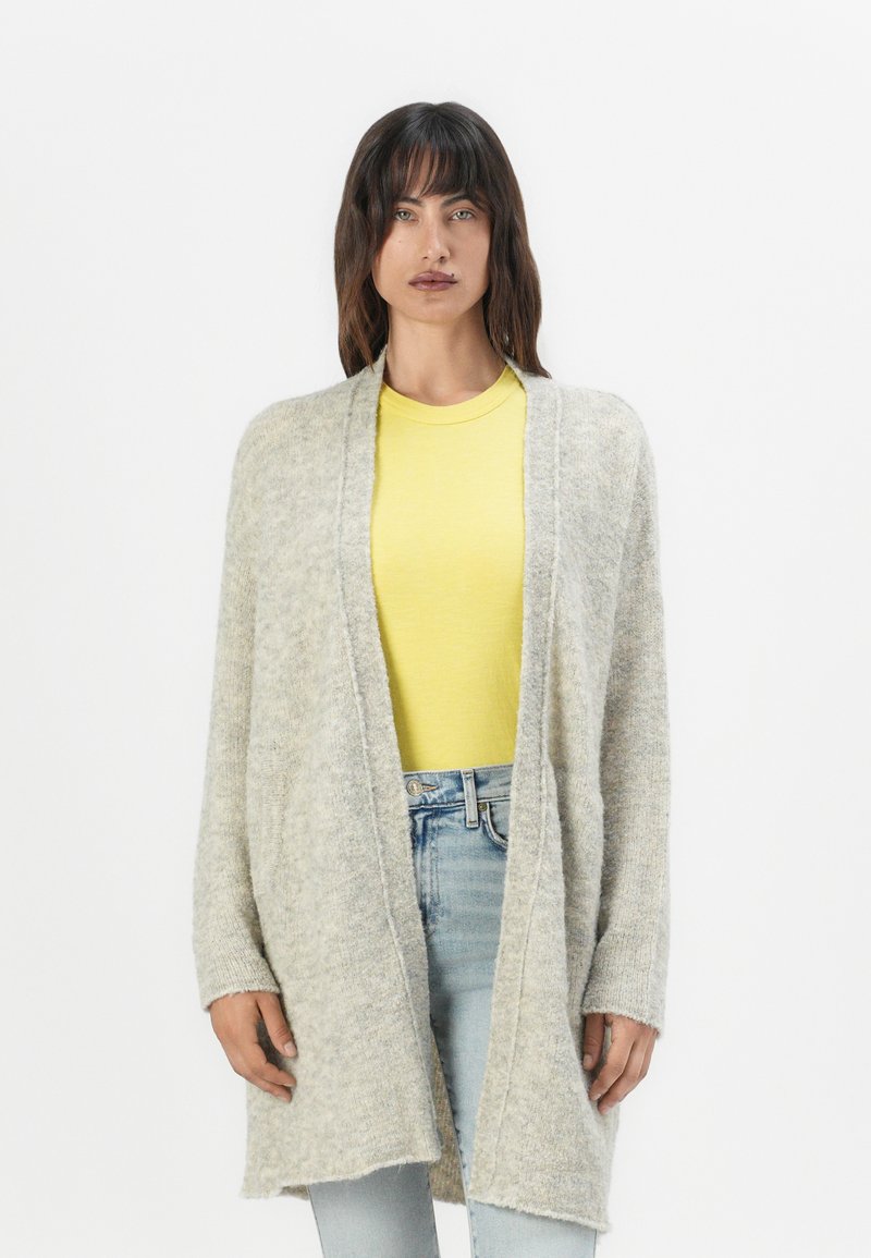 American vintage Vest lichtgrijs gemêleerd