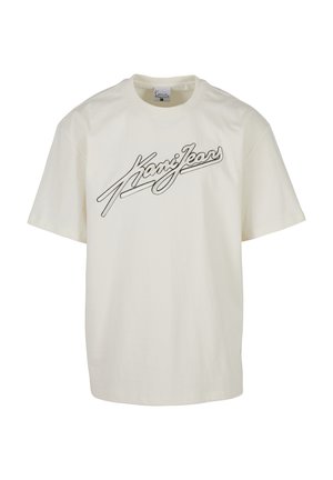 Karl Kani, KANI JEANS OVERSIZED T-SHIRT - T-shirt imprimé - off white