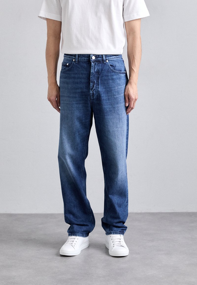 Missoni 5 POCKET TROUSERS - Široke kavbojke - dark blue washed