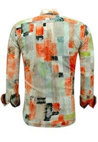 Local Fanatic PRINTS - Overhemd - grijs oranje