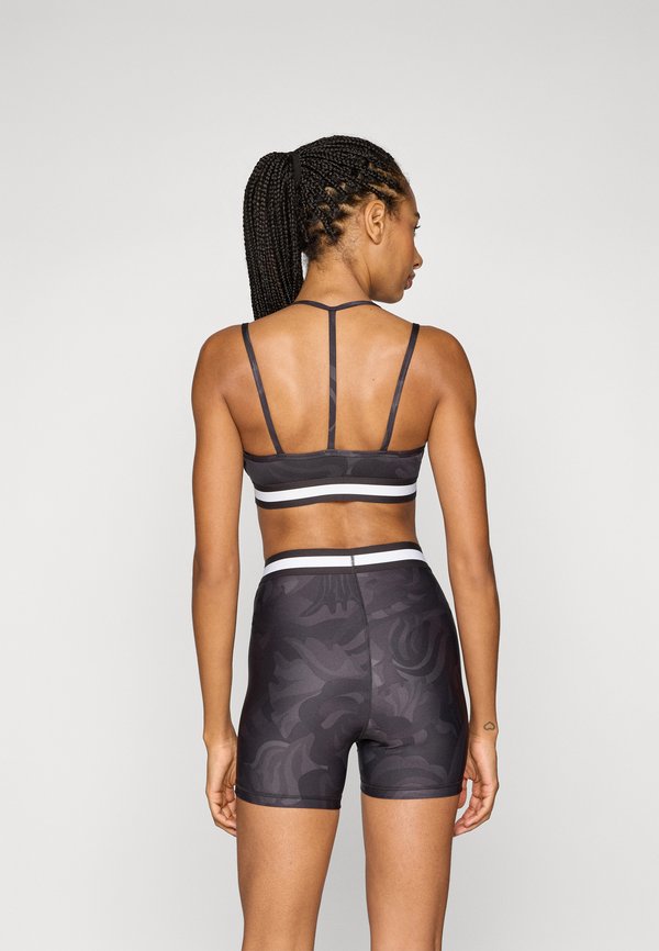 FLORAL RIBBON STRAPPY BRA LOW - Light support sports bra4