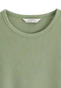 Lindex SHORT-SLEEVED  - T-shirts basic - dusty green