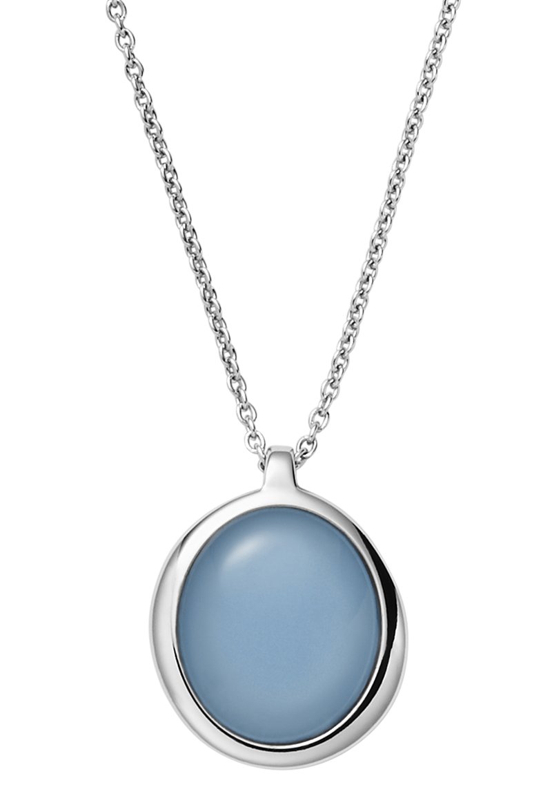 Skagen Collana da donna Sea Glass Collana con ciondolo in vetro viola, Lunghezza: 560mm+50mm, Larghezza: 18,6mm, Altezza: 26mm, SKJ1720710