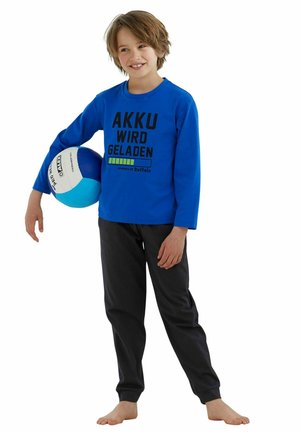 Buffalo SET - Nachtwäsche Set - blau/anthrazit
