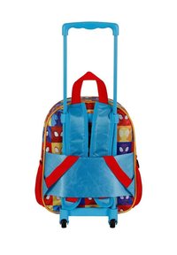 Karactermania CAPTAIN AMERICA FIRST SMALL 3D RUCKSACK WITH WHEELS - Trolley - Spiderman blue-red