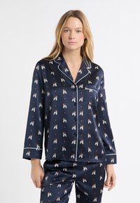 HAILEY - Nachtwäsche Shirt - dark blue printed
