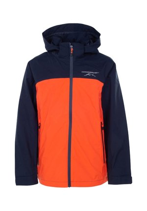 BODÖ RAIN - Impermeabile - navy orange