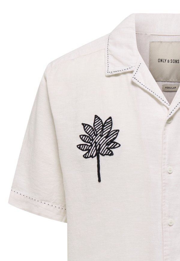 CAIDENLY EMBROIDERY SS RESORT - Shirt - weiß3