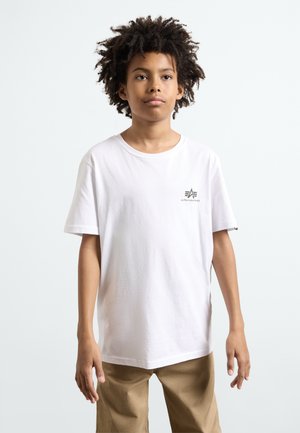 SMALL LOGO KIDS TEENS UNISEX - Paprasti marškinėliai - white