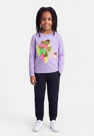 Billieblush, LONG SLEEVE T-SHIRT KID GIRL - Μπλούζα με μακριά μανίκια - purple tulip