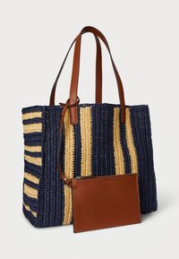 WILOW TOTE LARGE SET - Shoppingväska - refined navy/tan
