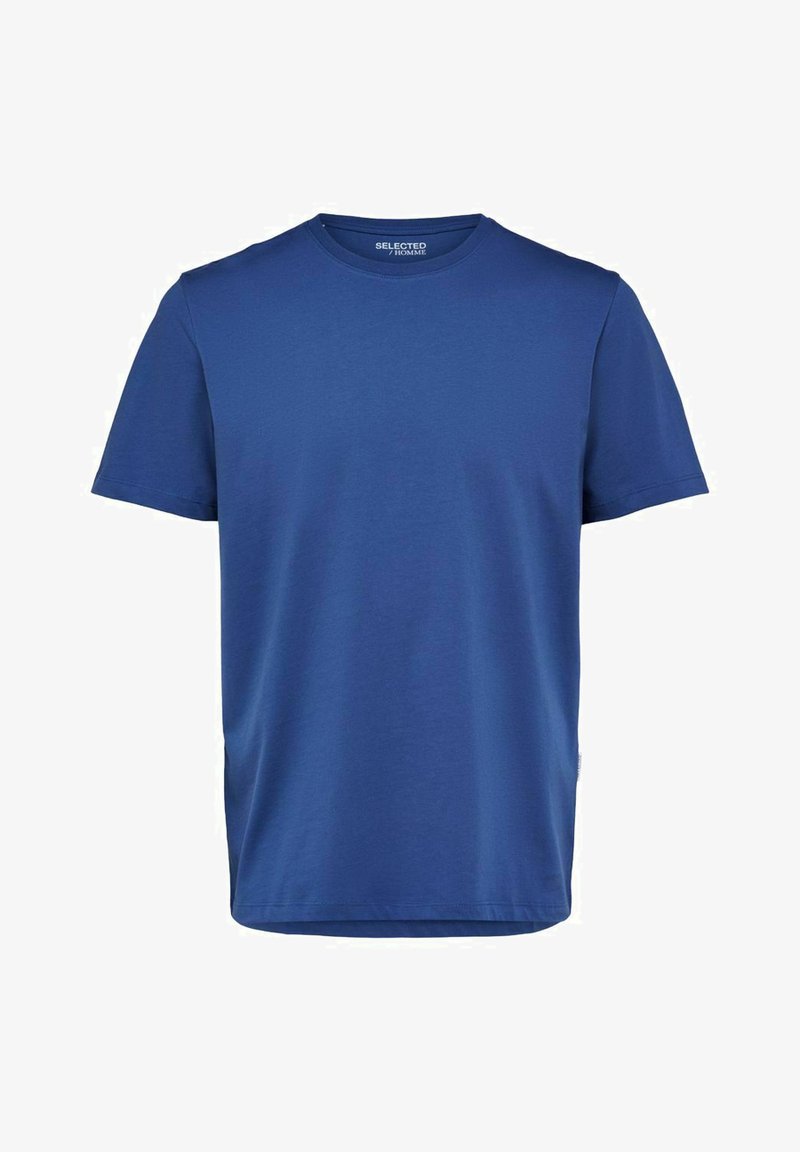 Selected T-shirt basic - true navy