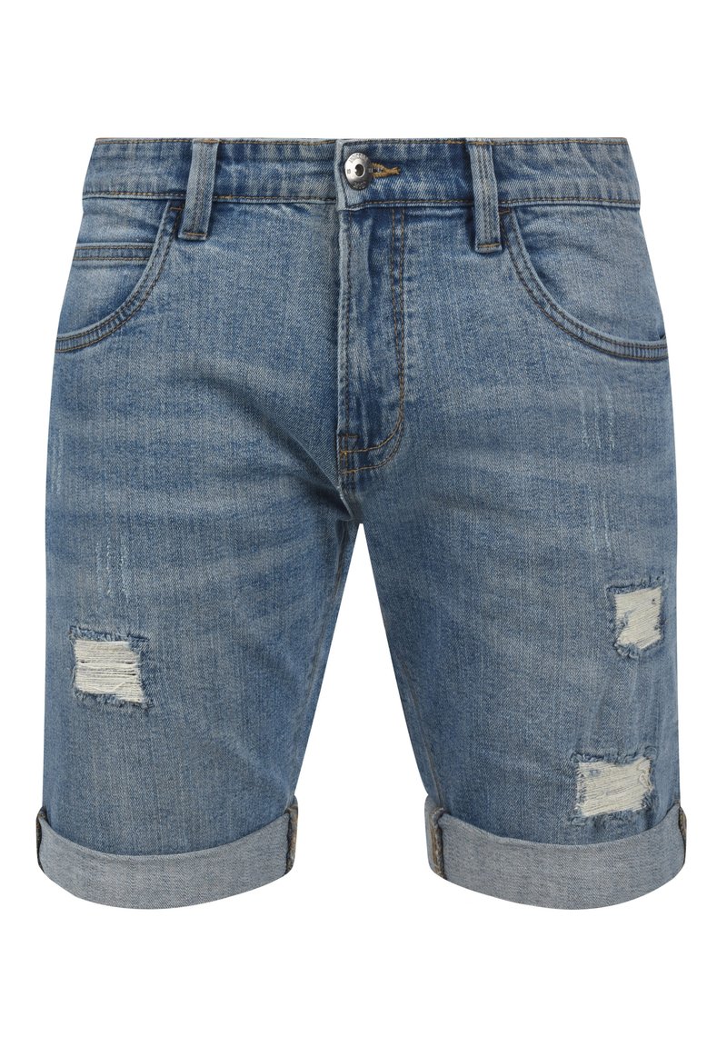 Herren Skinny Fit | INDICODE JEANS IDHALLOW Jeans Shorts blue wash/blue denim - OJ90177 Herren Skinny Fit | INDICODE JEANS IDHALLOW Jeans Shorts blue wash/blue denim - OJ90177