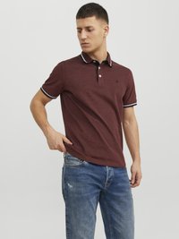 Jack & Jones PAULOS SS NOOS - Poloshirts - cinnabar
