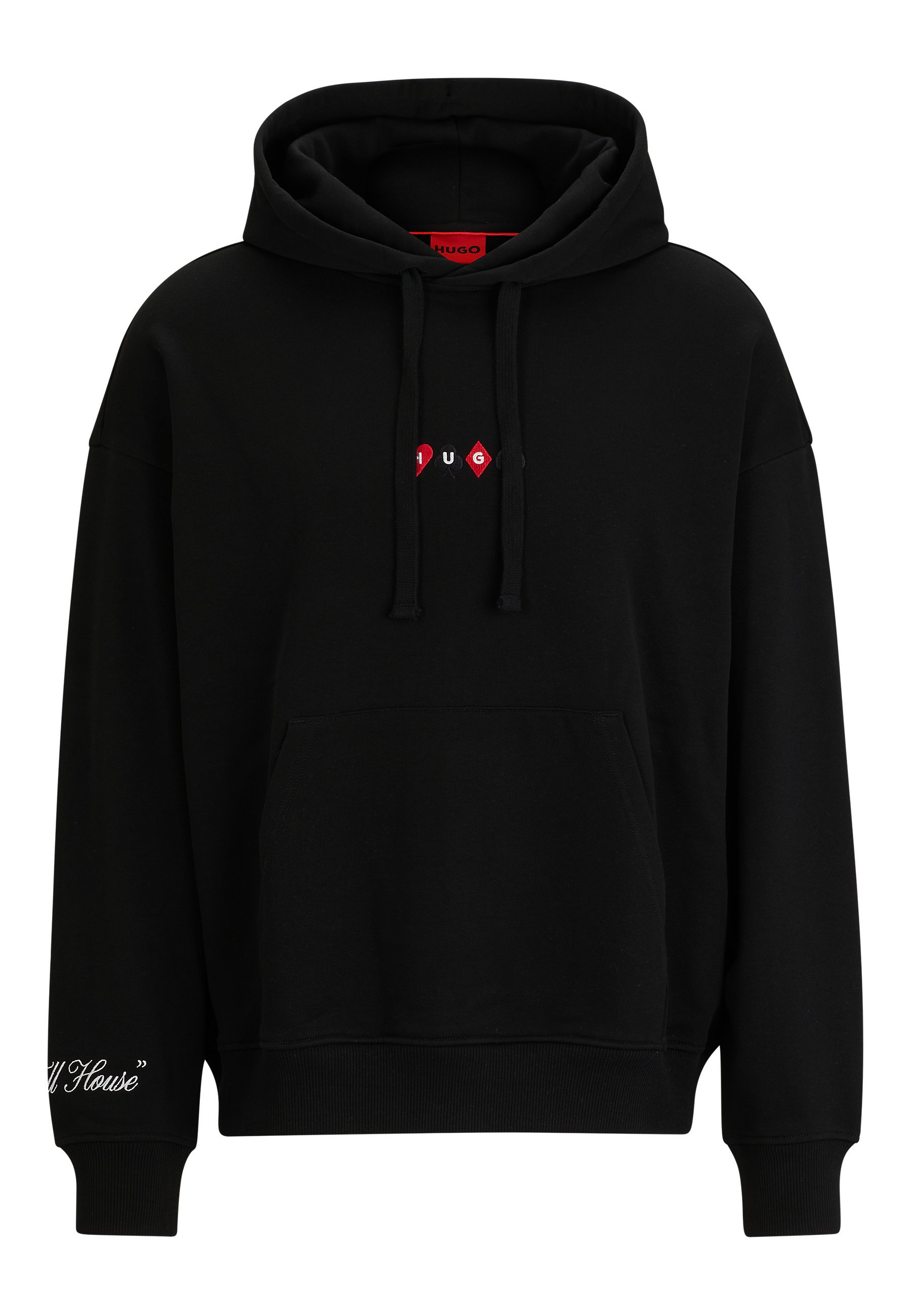 HUGO DEEWAX - Sweatshirt - black/schwarz - Zalando.de