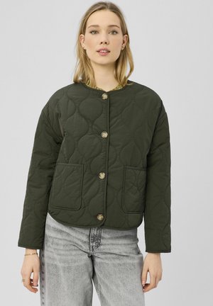 MATELASSÉE - Veste d'hiver - kaki foncé