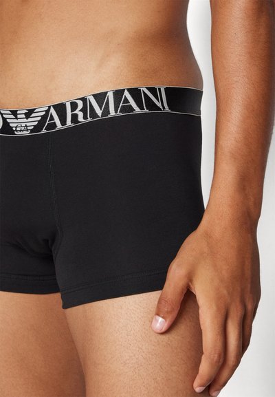 Emporio Armani TRUNK 3 PACK - Ozke boksarice - nero/black