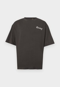 NEW RETRO TEE TRIANGLE - Marškinėliai su spaudiniu - shadow/black