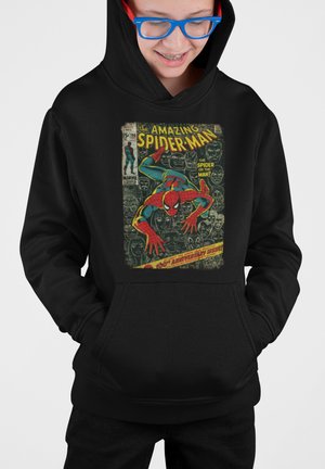 Marvel SPIDER-MAN SPIDEY FRONT COVER - Kapuzenpullover - black