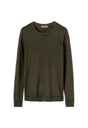 Falconeri, ULTRAFINE ROUND-NECK - Strickpullover - dark green