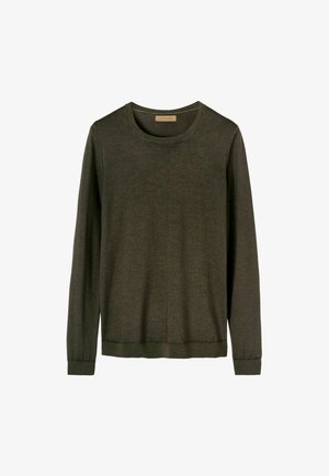 Falconeri, ULTRAFINE ROUND-NECK - Strickpullover - dark green