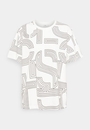 ALLOVERPRINT - Triko s potiskem - ivory