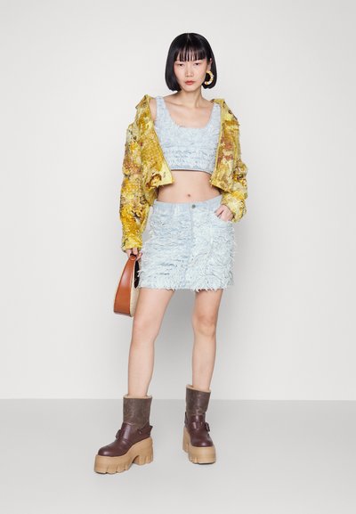 DL1961 TANK  - Μπλούζα - denim fur (vintage)