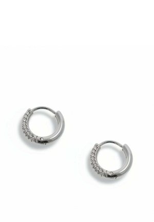 CON STRASS MIDI - Orecchini - silver-coloured