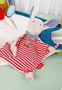 sigikid SCHNUFFELTUCH - Toy - weiß rot