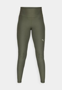 Tights - dark olive