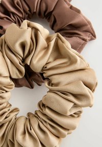 SCRUNCHIES 2 PACK - Håraccessoar - brown/olive