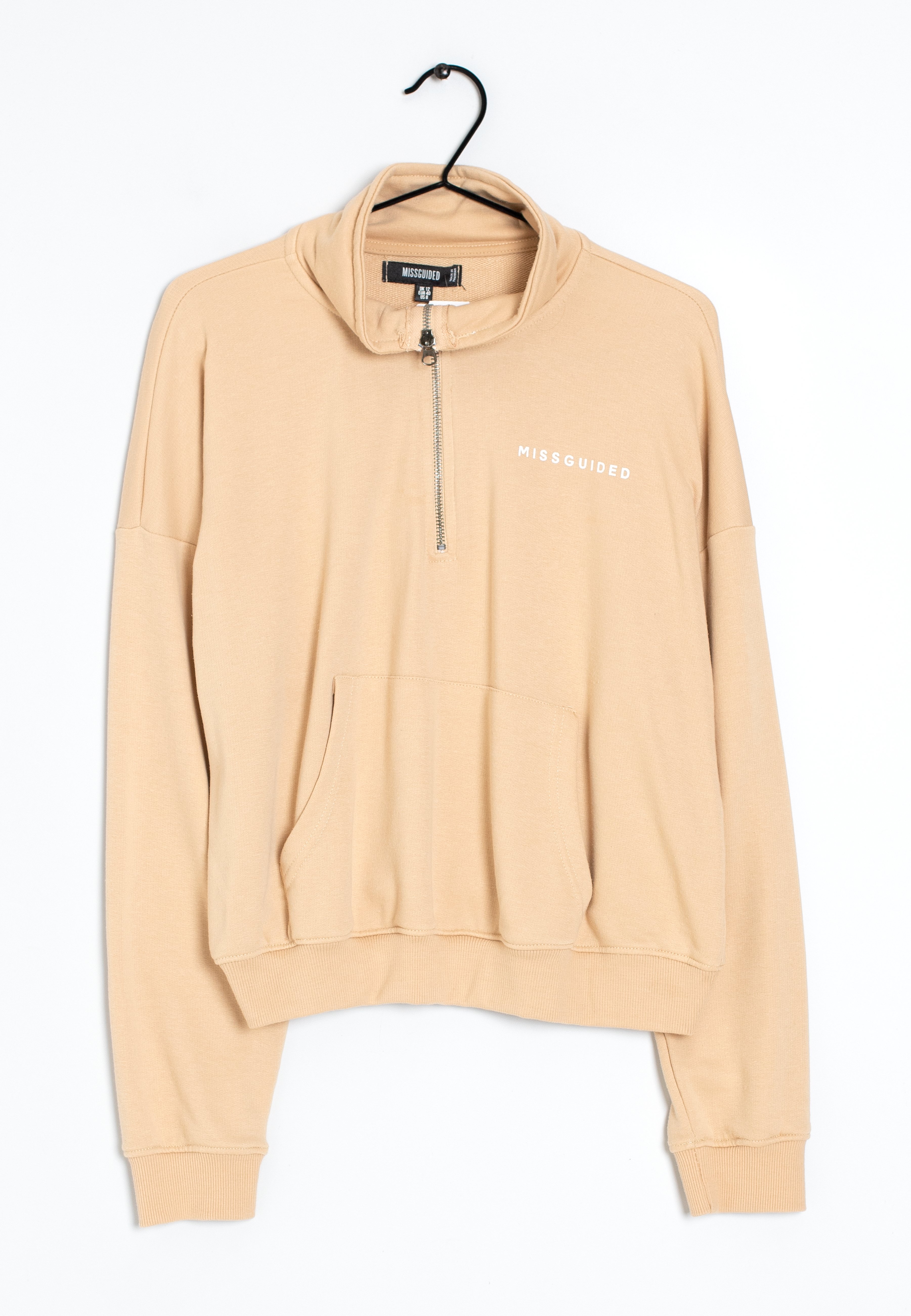 Missguided Sweatshirt - beige - (Pre-owned) - Zalando