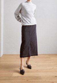 Anna Field Stickad tröja - mottled grey